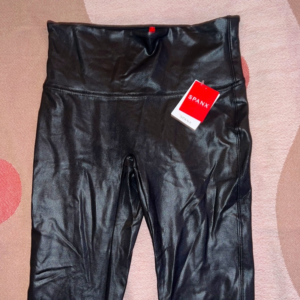 Spanx Leather Leggings